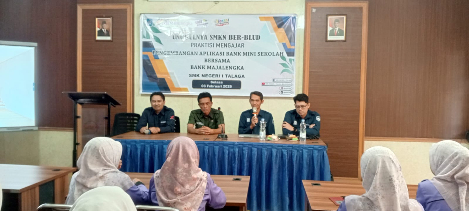 Pelatihan Aplikasi Bank Mini Sekolah Online dengan Bank Majalengka