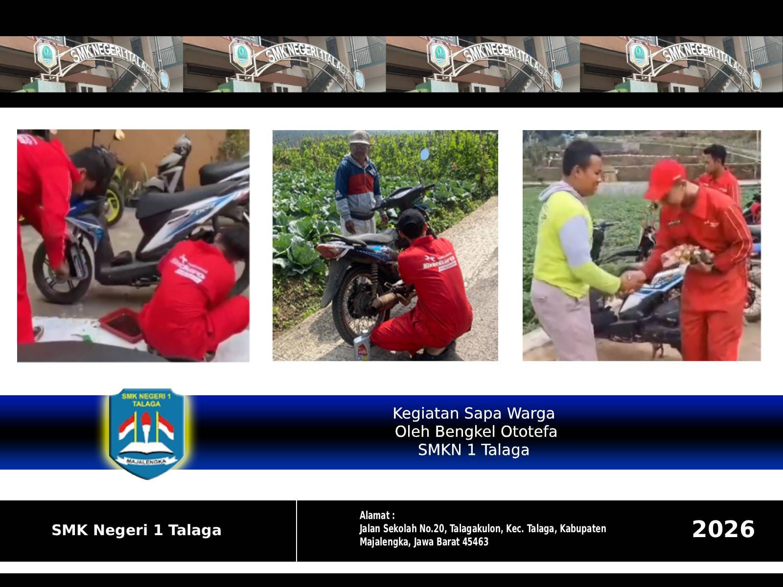 Kegiatan Sapa Warga Bengkel Ototefa SMKN 1 Talaga