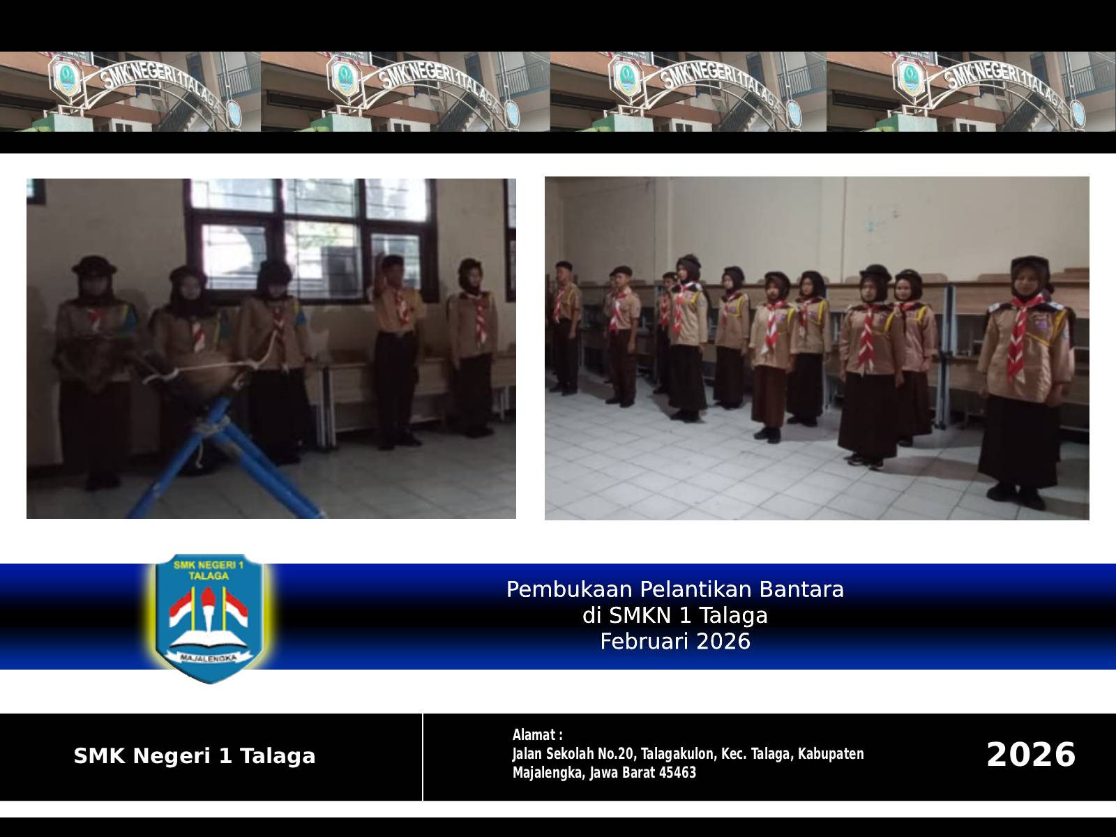 Kegiatan Pelantikan Bantara di SMKN 1 Talaga 022026