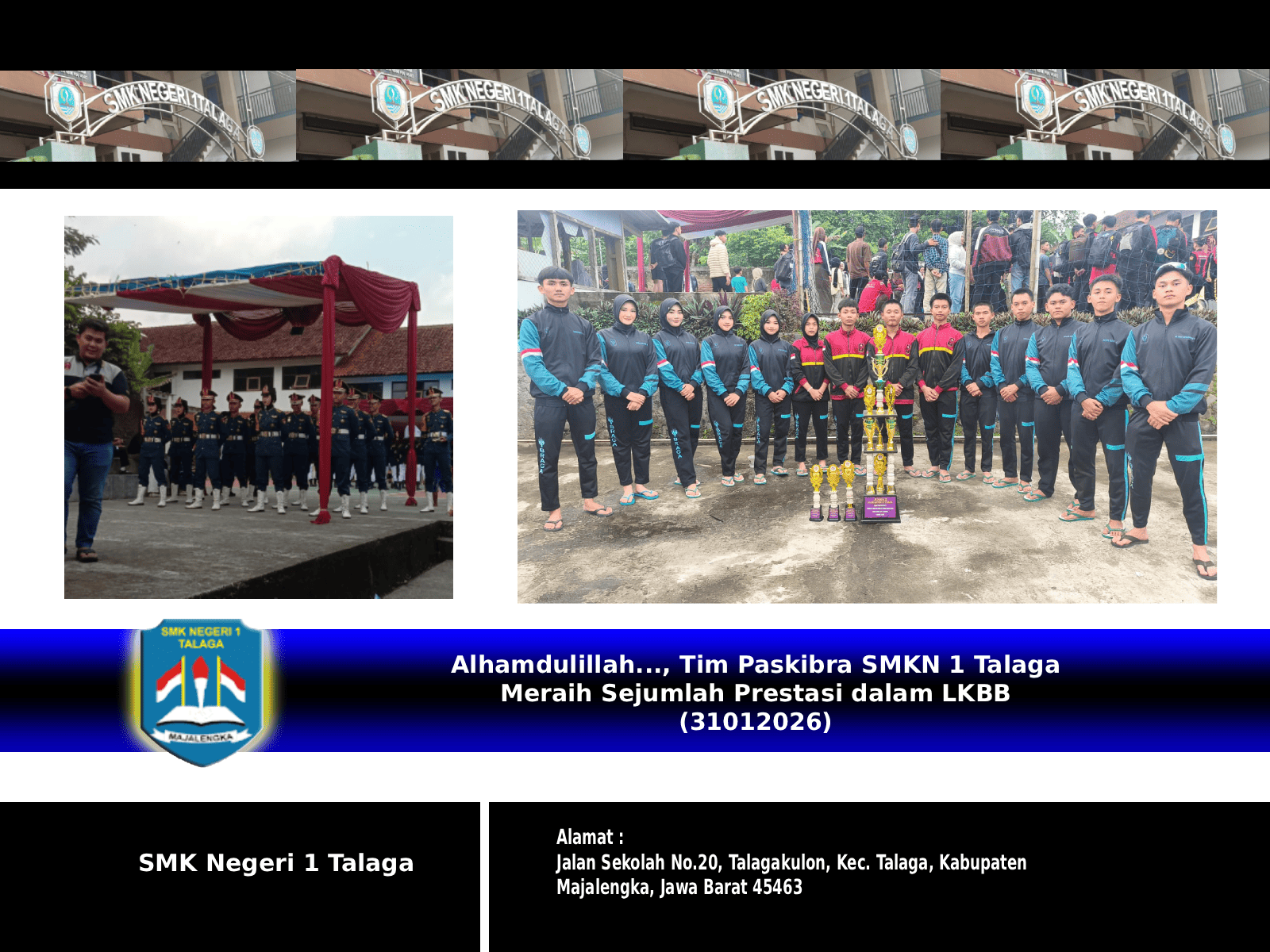 Penampilan Tim Paskibra SMKN 1 Talaga (28012026)