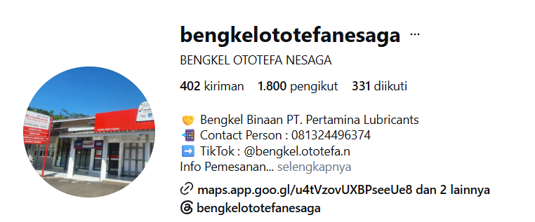 Akun Instagram OTOTEFA SMKN 1 Talaga